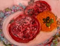 Persimmons & Pomegranate by Patt Odom