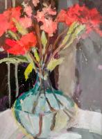 Turquoise Vase #1 by Pat Abernathy