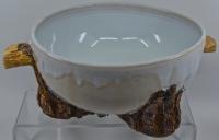 Medium White Bark Bowl by Megan Gulland Shifflett