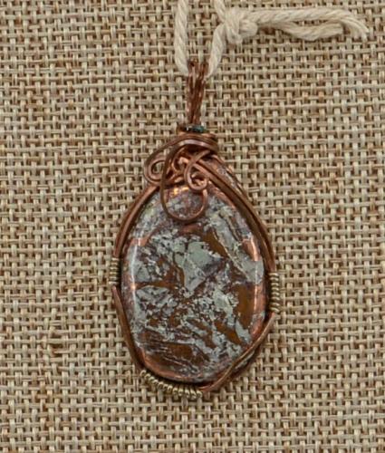 Native Copper Ore Pendant by Angie Troutman