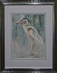 Great Egret Series #5 by Rosemary Kahlmus