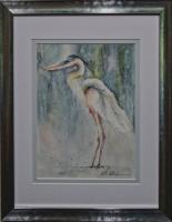 Great Egret Series #5 by Rosemary Kahlmus
