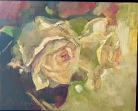 White Roses by Rosanne Mckenney