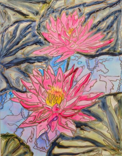 Pink Lilies by Vanda McCormick