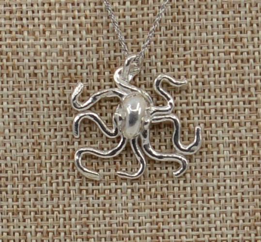 Octopus Necklace medium by Marilyn Goff