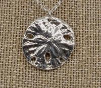 Sand Dollar Necklace by Marilyn Goff
