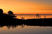 Dawn at Ocean Springs Harbor - Giclee by Charlie Taylor