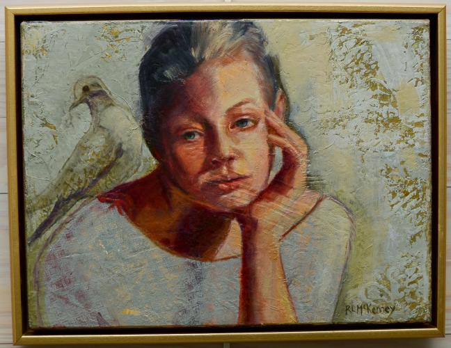 Woman with the Dove by Rosanne Mckenney