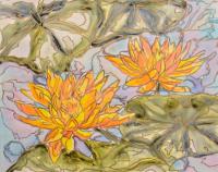 Two Orange Lilies by Vanda McCormick