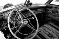 Inside My Ride II - Giclee B&W by Charlie Taylor