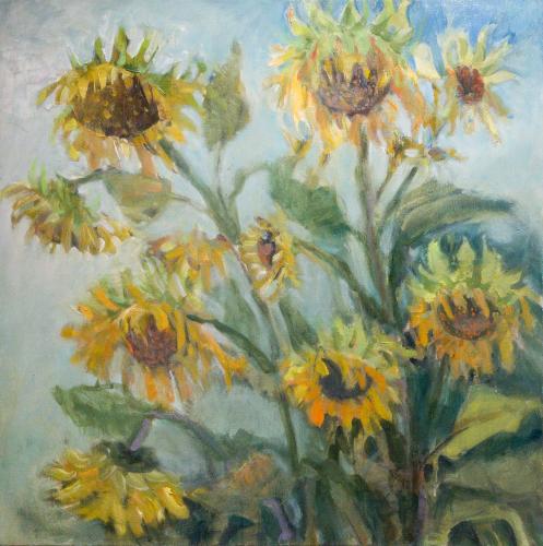 Sunflower in Fog by Patt Odom